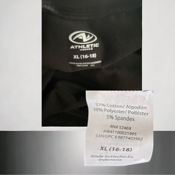 Athletic Works l Drawstring l Black l Pants l 2 front pockets l XL - Picture 8 of 12